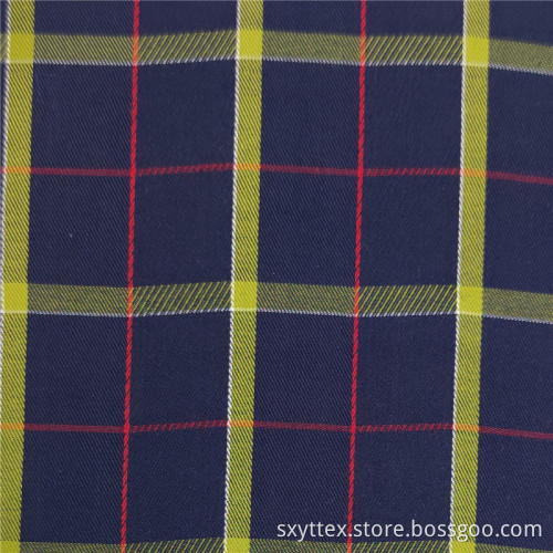 100%Cotton Check Fabric For Shirt And Dress
